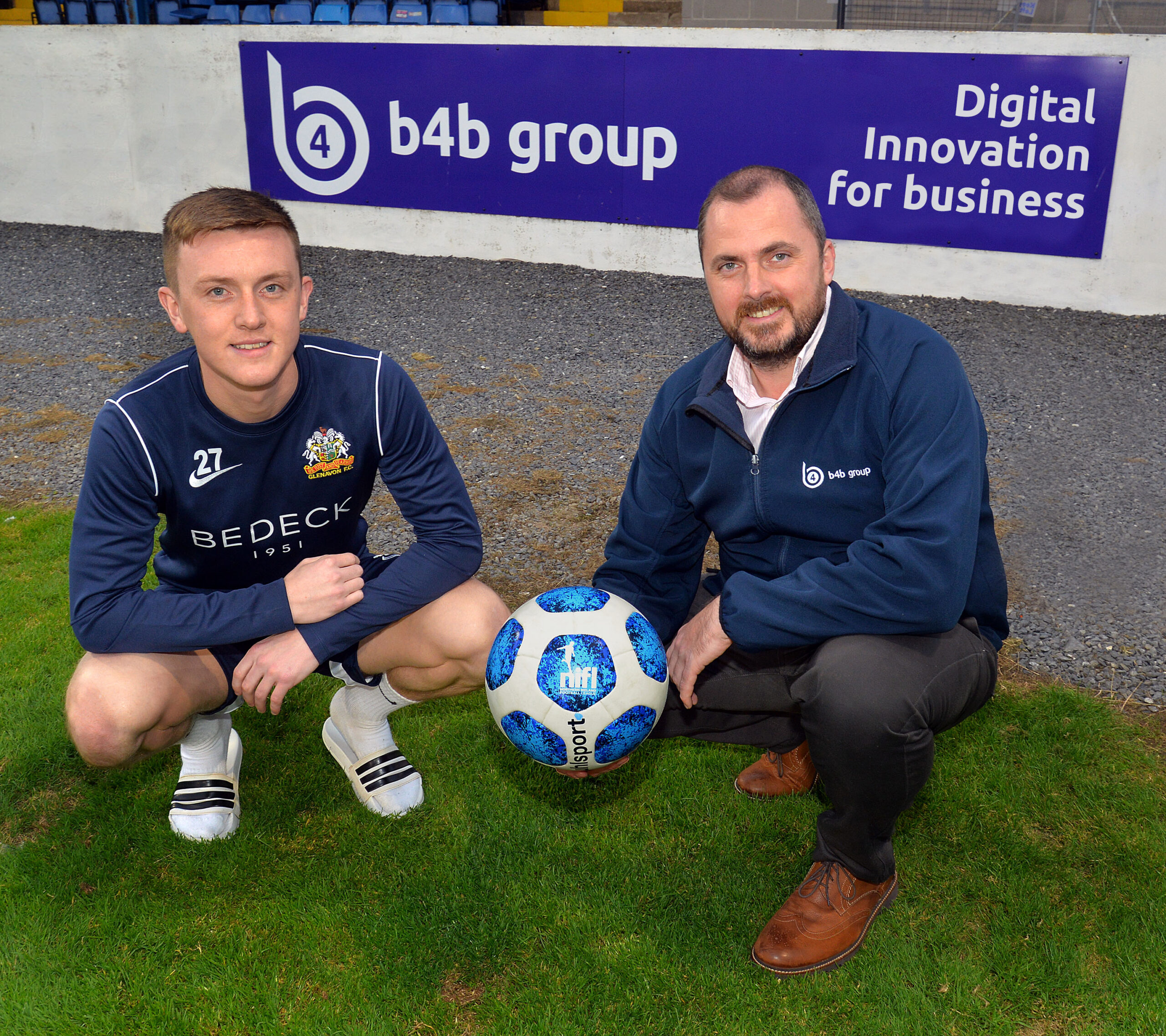 Glenavon FC with b4b Group